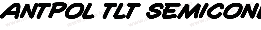 antpol tlt semicond bold字体转换